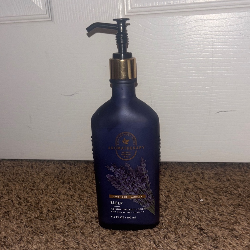 Bath and body works Therapy Aromatherapy Lavender Vanilla Body Lotion sleep